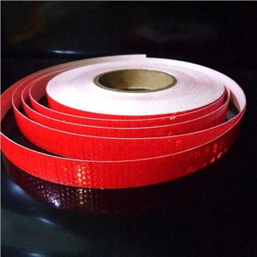 Nastro riflettente rosso da 35 mm di fornitura di fabbrica per la sicurezza della bicicletta