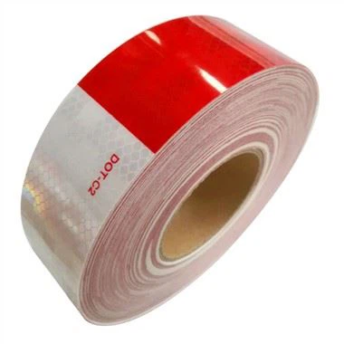 Nastro riflettente bianco rosso