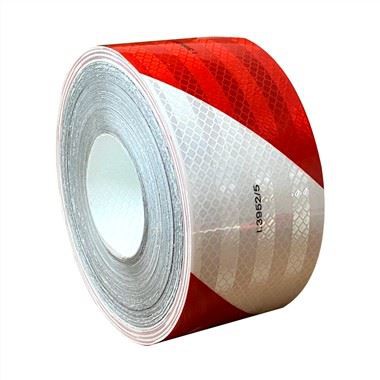Nastro riflettente rosso bianco13952/5
