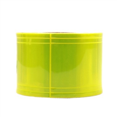 Nastro riflettente giallo per abbigliamento