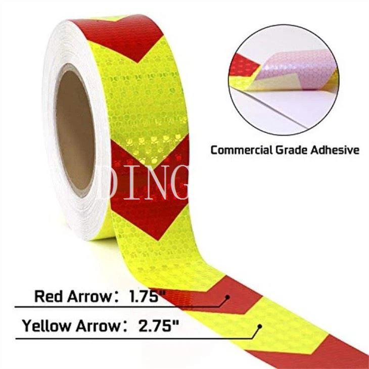 Yellow Red Reflective Tape