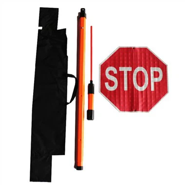 Segnali stradali a doppia faccia Stop/Slow Paddle Sign