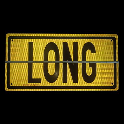 Segnali di pericolo riflettenti Treno stradale incernierato in alluminio