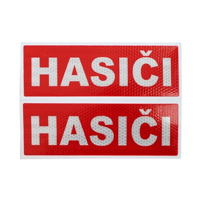 Adesivi riflettenti per auto con scritta 