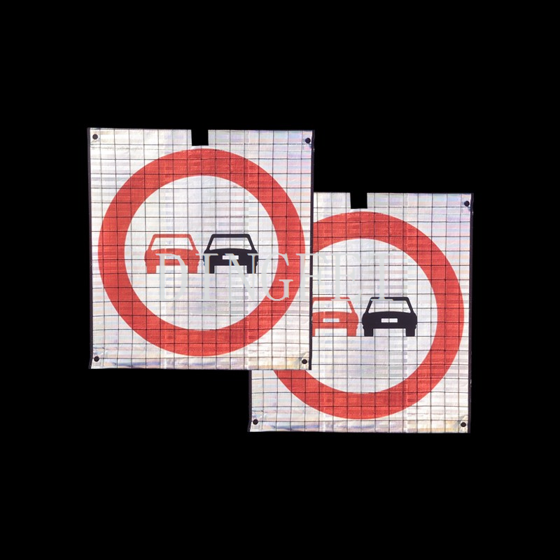 No Passing PVC Provisional Traffic Sign