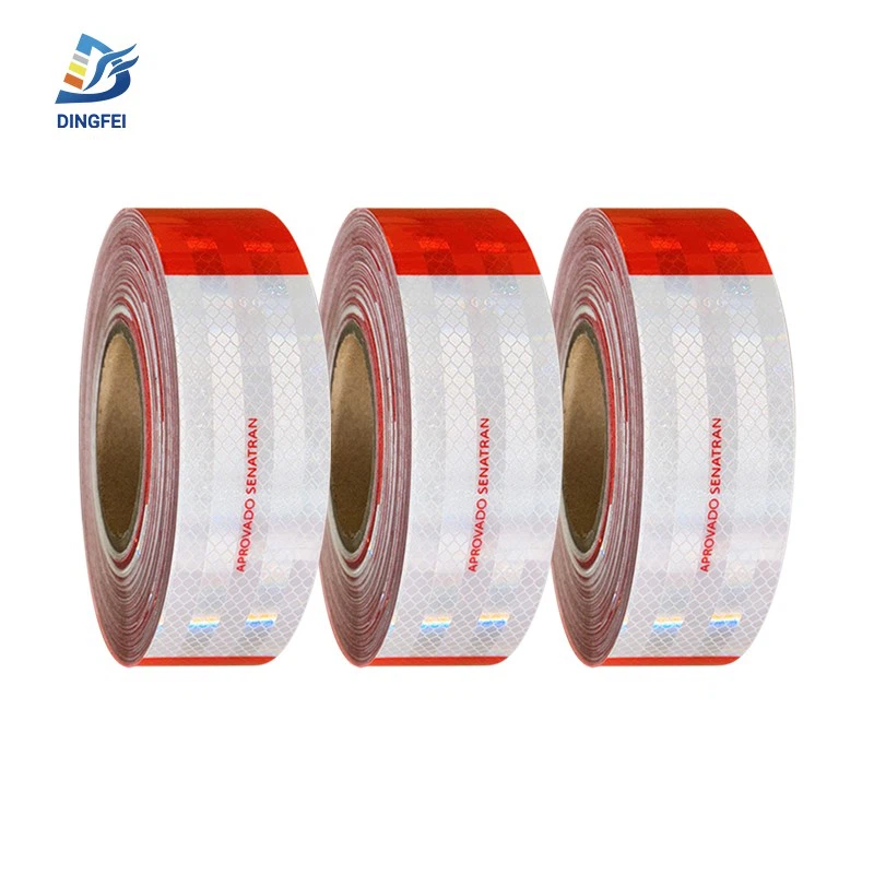 Red White Aprovado Denatran Reflective Conspicuity Tape 3 Red White Aprovado Denatran Reflective Conspicuity Tape 3