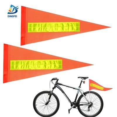 Bandiera di sicurezza per bici con striscia riflettente